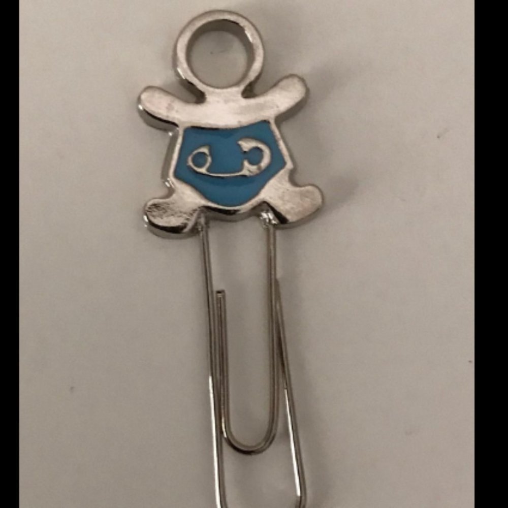 2 Stainless tone silver Clips